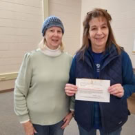 Shawano Womans Club donation recepient